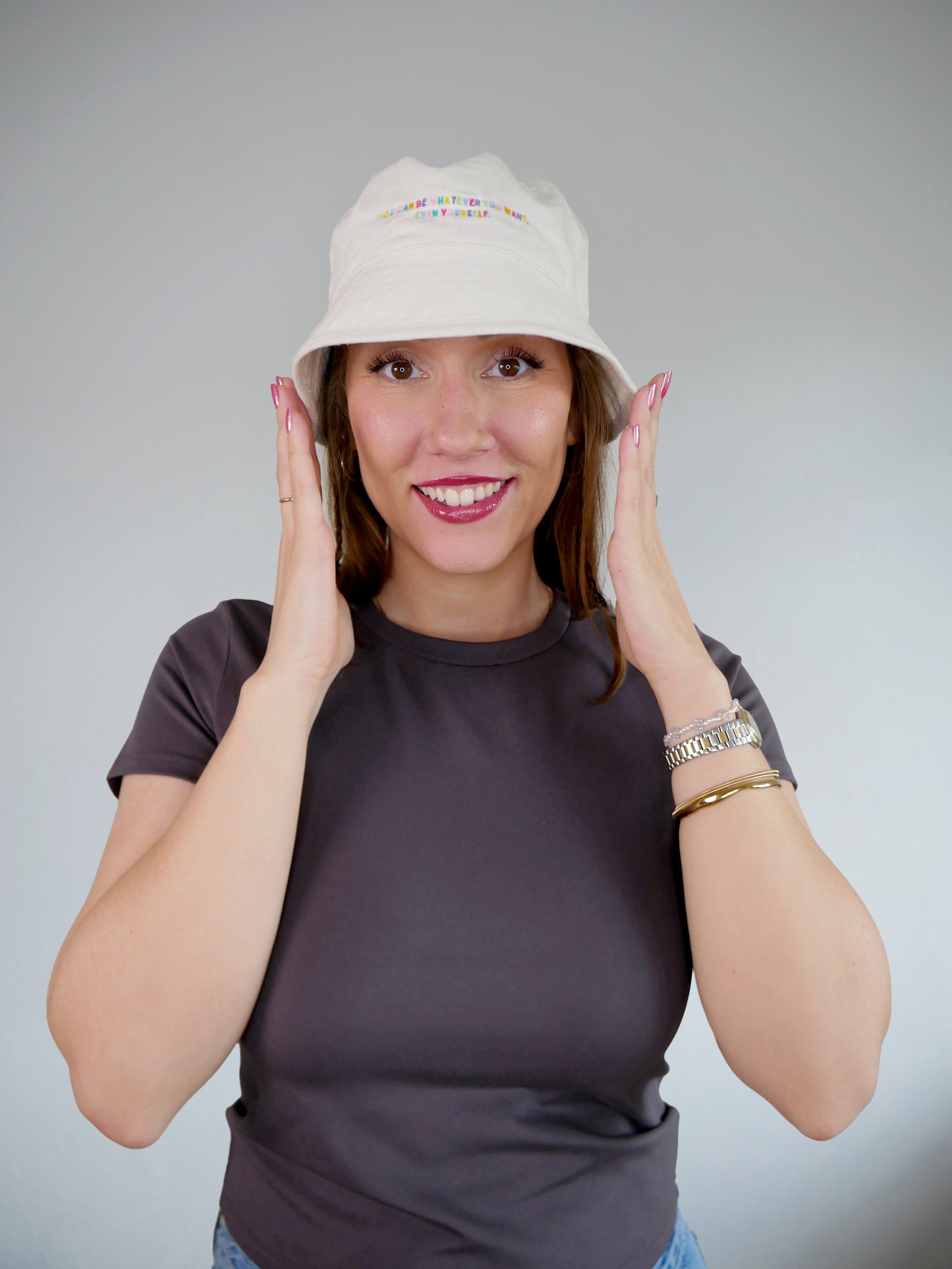 Bucket Hat "Yourself" Natural