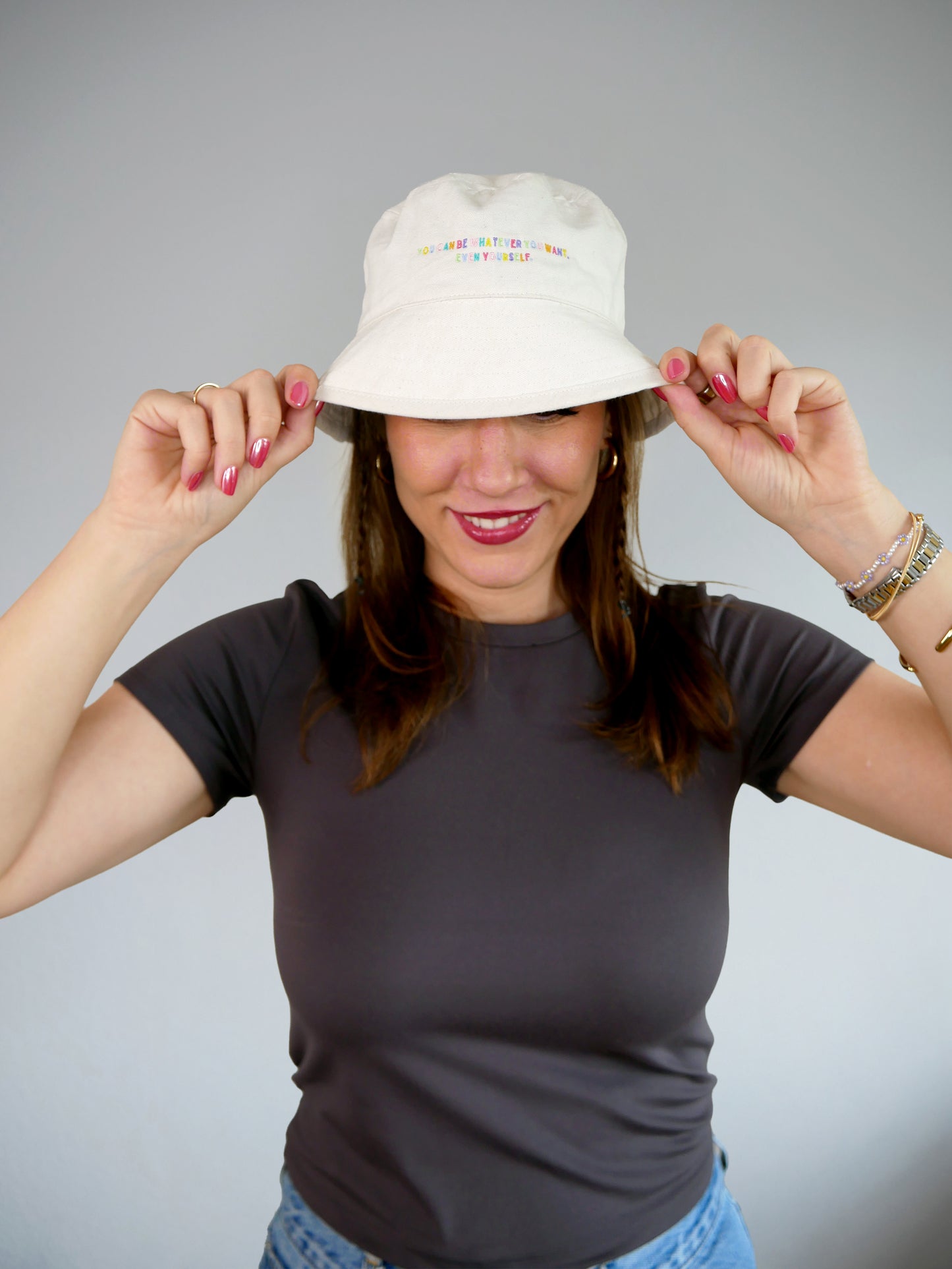 Bucket Hat "Yourself" Natural
