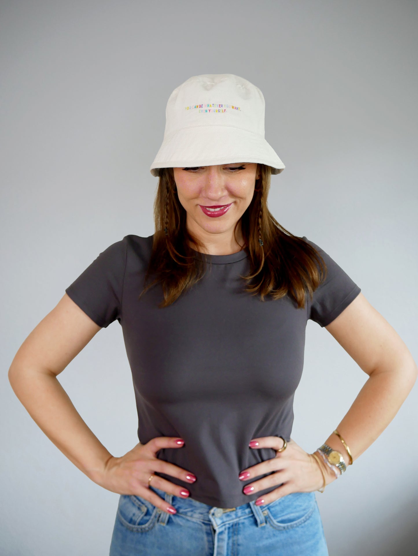 Bucket Hat "Yourself" Natural