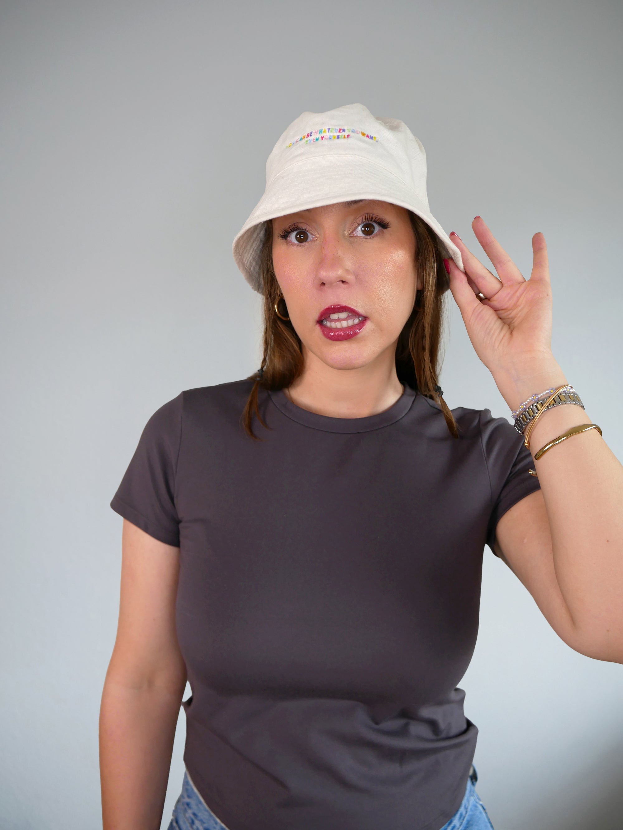 Bucket Hat "Yourself" Natural