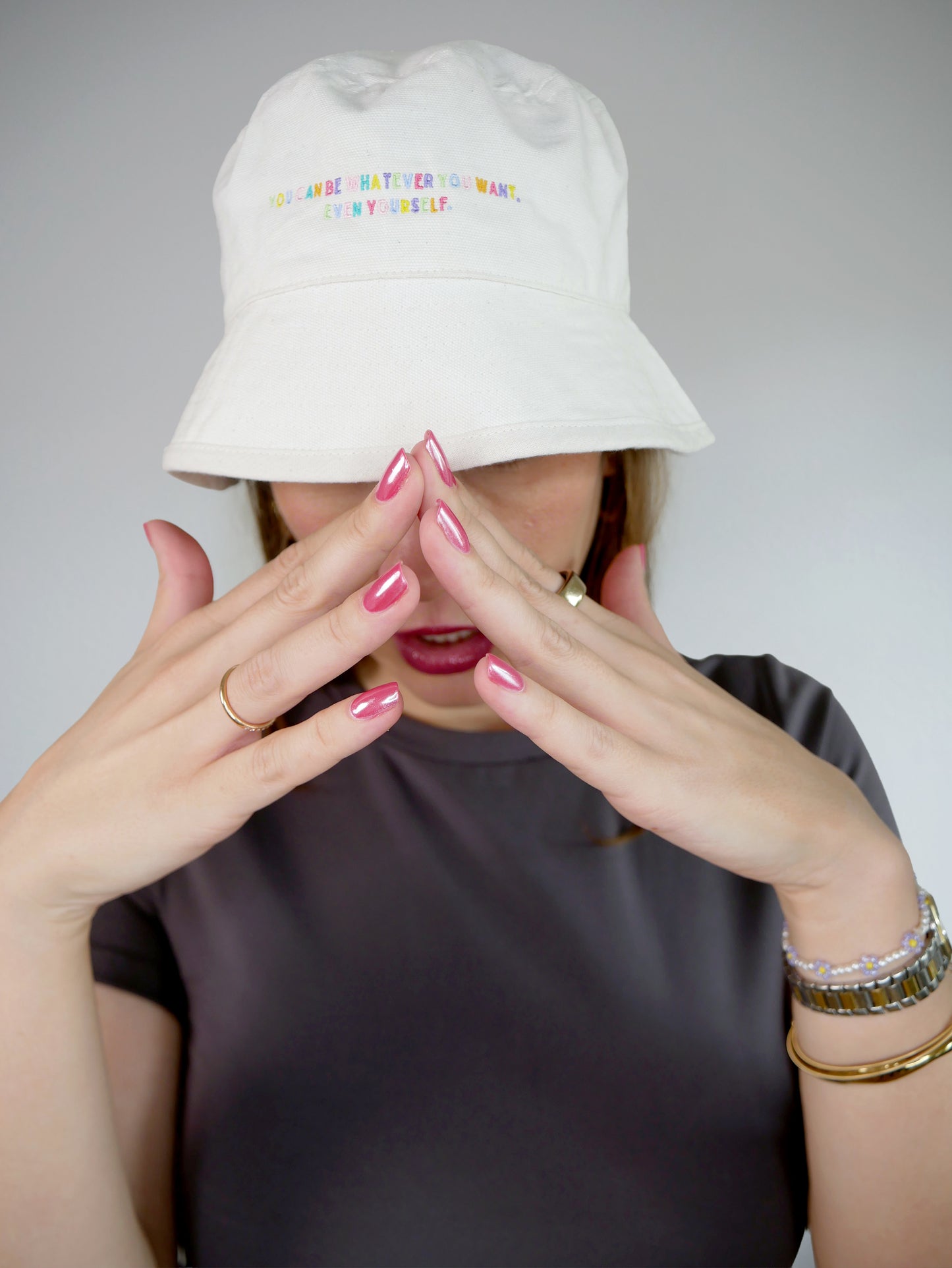 Bucket Hat "Yourself" Natural