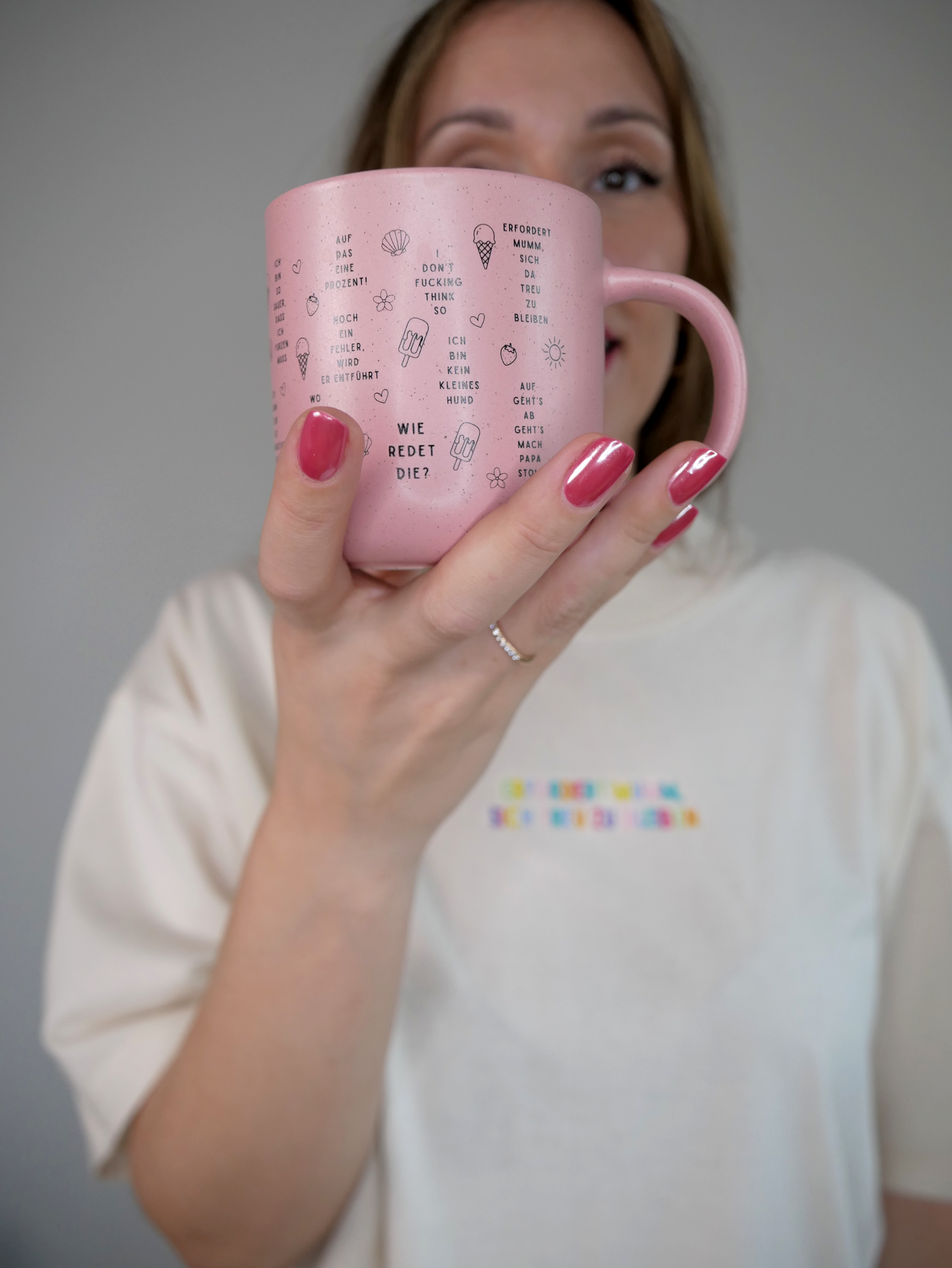 Tasse zum Glück (Sommer Edition) - Hellrosa