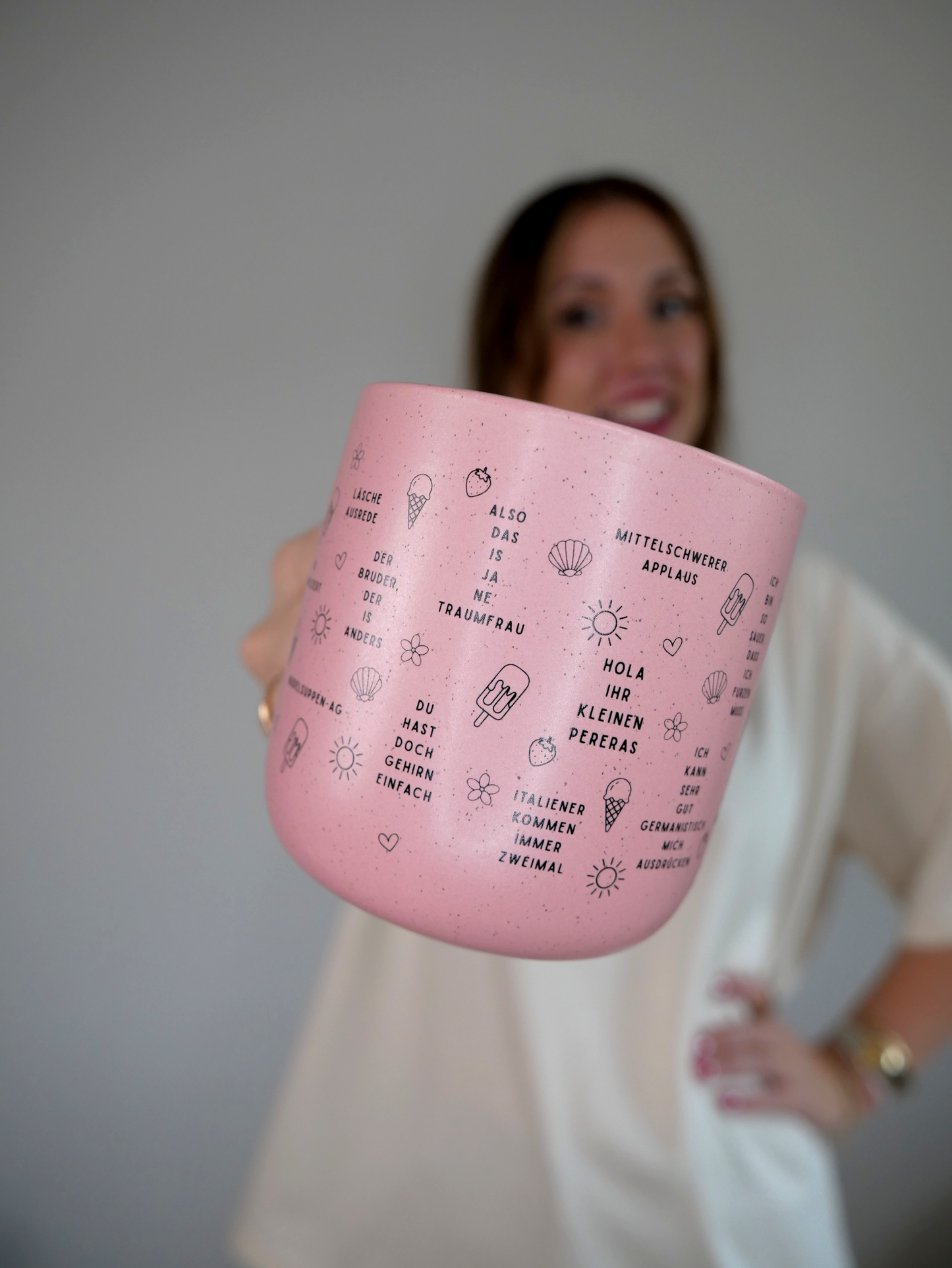 Tasse zum Glück (Sommer Edition) - Hellrosa
