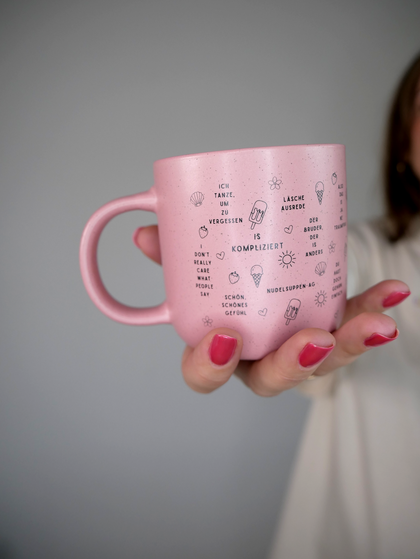 Tasse zum Glück (Sommer Edition) - Hellrosa