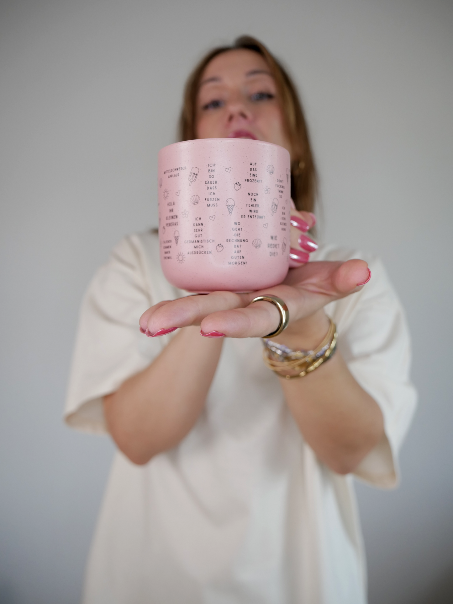 Tasse zum Glück (Sommer Edition) - Hellrosa